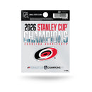Carolina Hurricanes 2026 Stanley Cup Champions Small Static Cling