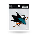 San Jose Sharks Secondary Design Small Static Cling