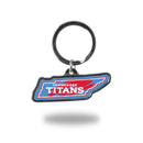 Tennessee Titans State Shaped Keychain