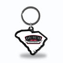 Darlington Raceway State Shaped Keychain - South Carolina