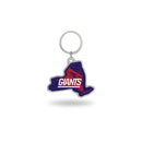 Giants - NY - New York State Shaped Keychain