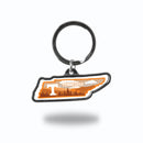 Tennessee Volunteers Resort Design State Shaped Keychain - Tennessee