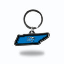 Middle Tennessee Blue Raiders State Shaped Keychain