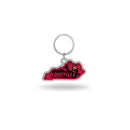 Louisville - Kentucky State Shaped Keychain