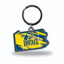 Georgia Bulldogs State Shaped Keychain - Georgia