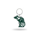 Michigan State - Michigan State Shaped Keychain