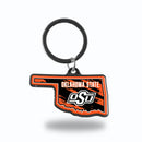 Oklahoma State University - Oklahoma State Shaped Keychain