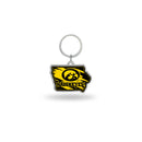 Iowa University - Iowa State Shaped Keychain