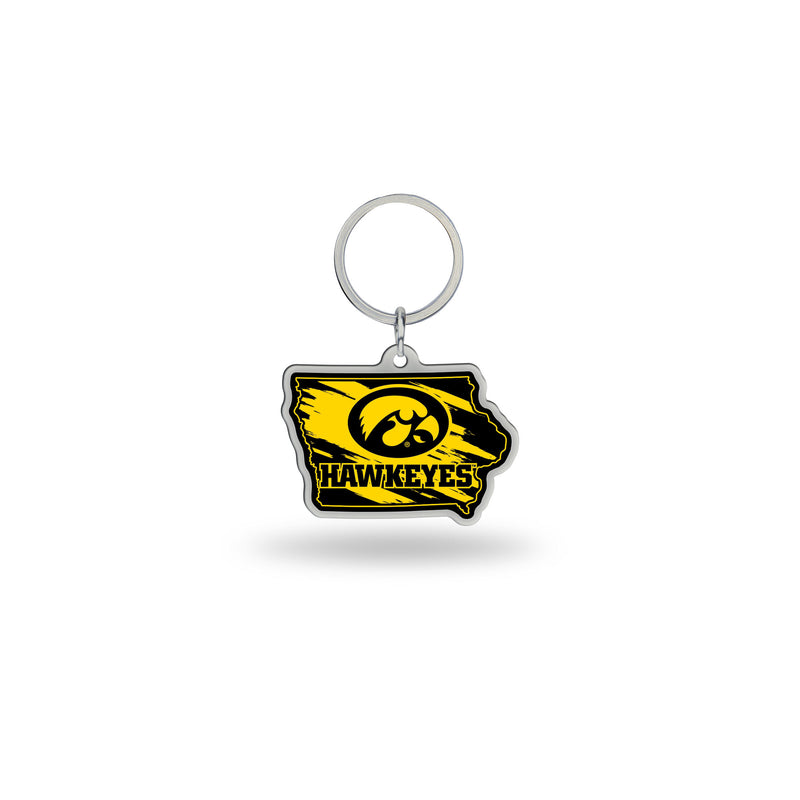 Iowa University - Iowa State Shaped Keychain