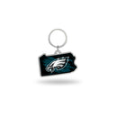 Eagles - Pennsylvania State Shaped Keychain