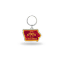 Iowa State University - Iowa State Shaped Keychain