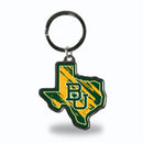 Baylor Bears Texas State Shaped Keychain