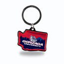 Gonzaga Bulldogs Resort Design State Shaped Keychain - Washington