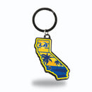 Los Angeles Rams Resort Design State Shaped Keychain - California
