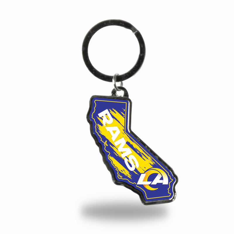 La Rams - California State Shaped Keychain
