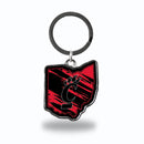 Cincinnati University Ohio State Shaped Keychain