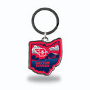 Dayton Flyers Resort Design State Shaped Keychain - Ohio