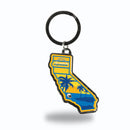 Los Angeles Chargers Resort Design State Shaped Keychain - California