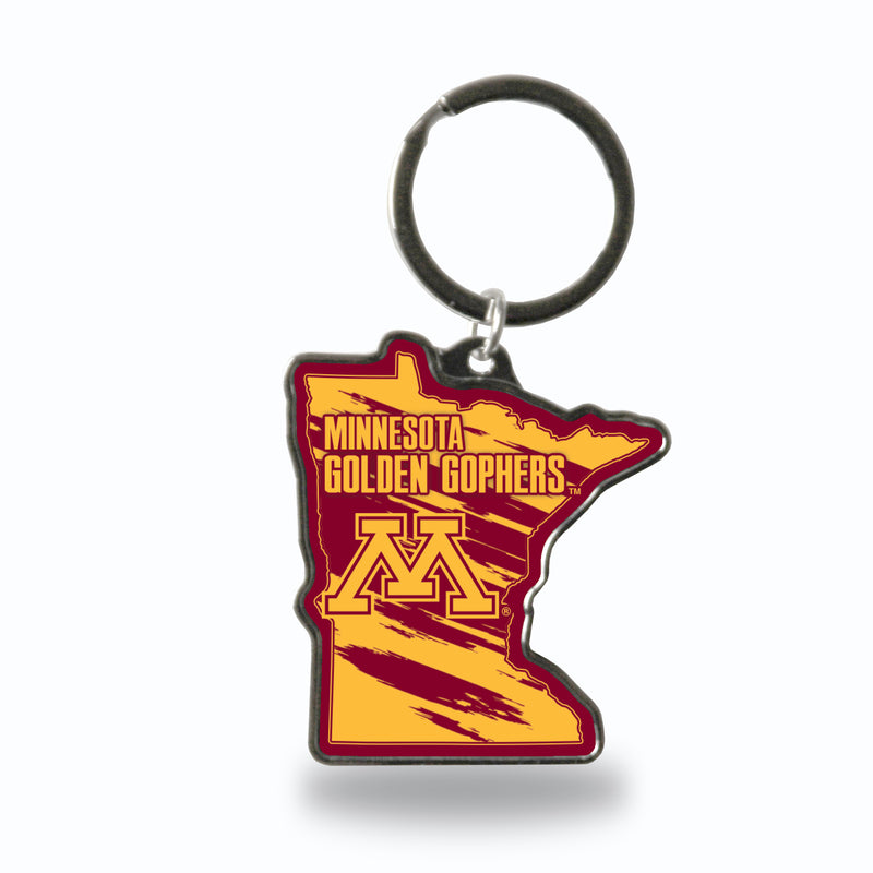 Minnesota University - Minnesota State Shaped Keychain