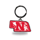 Nebraska University - Nebraska State Shaped Keychain