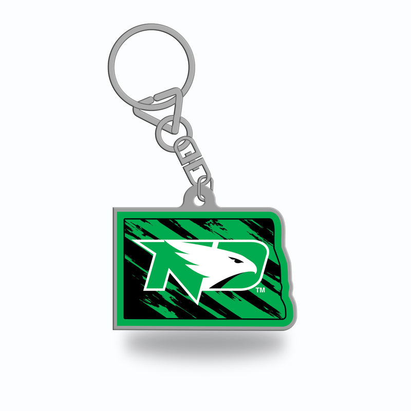North Dakota University - ND State Shaped Keychain