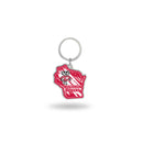 Wisconsin University - Wisconsin State Shaped Keychain