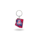 Arizona University - Arizona State Shaped Keychain