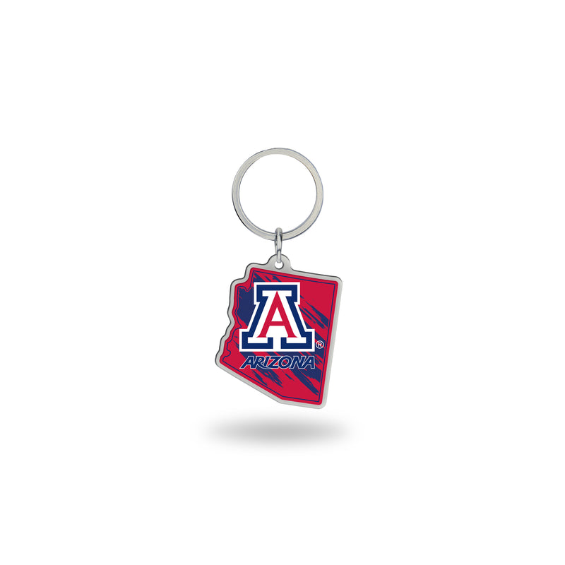 Arizona University - Arizona State Shaped Keychain