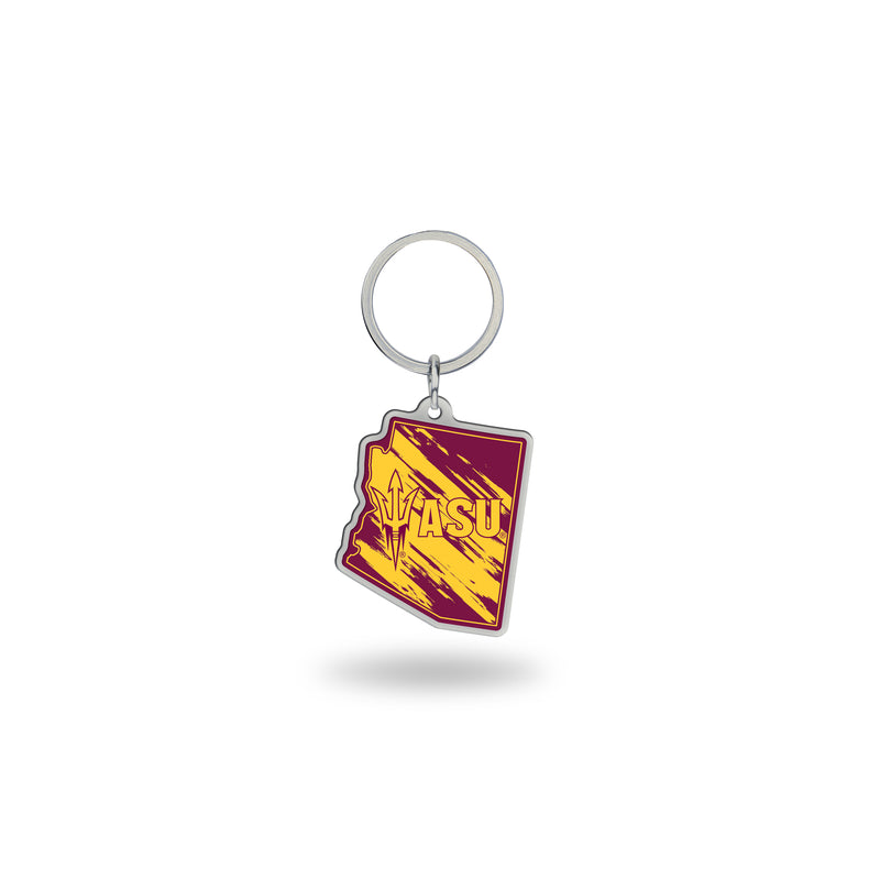 Arizona State - Arizona State Shaped Keychain
