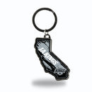 Los Angeles Kings State Shaped Keychain - California