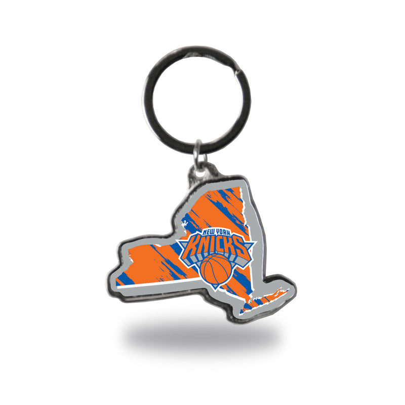 Knicks State Shaped Keychain - New York