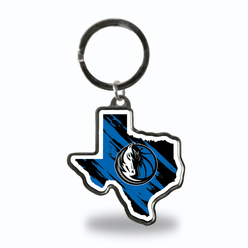 Mavericks State Shaped Keychain - Texas