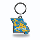 St. Louis Blues State Shaped Keychain - Missouri