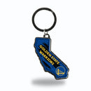 Warriors California State Shaped Keychain