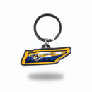 Nashville Predators Resort Design State Shaped Keychain - Tennessee