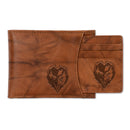 Ravens Genuine Leather 2-In-1 Slider Wallet Set