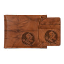 Florida State Genuine Leather 2-In-1 Slider Wallet Set