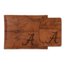 Alabama University Genuine Leather 2-In-1 Slider Wallet Set