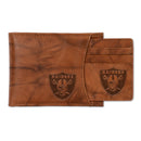 Raiders Genuine Leather 2-In-1 Slider Wallet Set