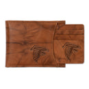 Falcons Genuine Leather 2-In-1 Slider Wallet Set