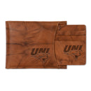 Northern Iowa Genuine Leather 2-In-1 Slider Wallet Set