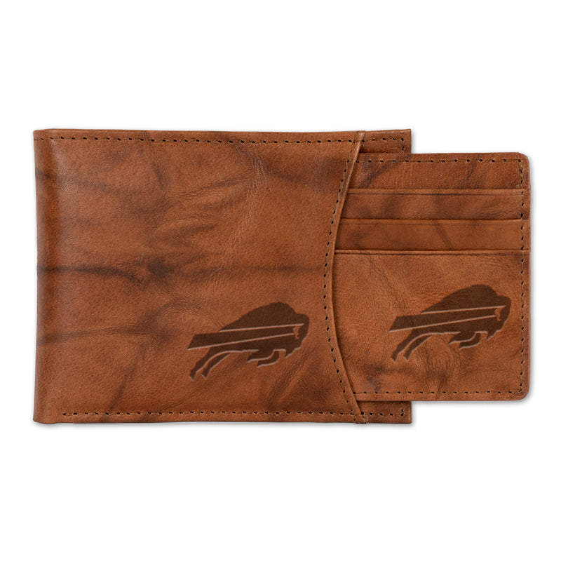 Bills Genuine Leather 2-In-1 Slider Wallet Set