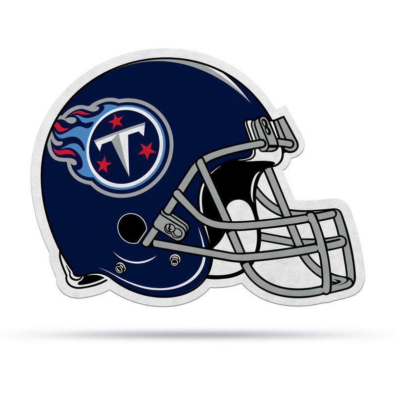 NFL Tennessee Titans Classic Helmet Shape Cut Pennant - Home and Living Room Décor - Soft Felt EZ to Hang By Rico Industries