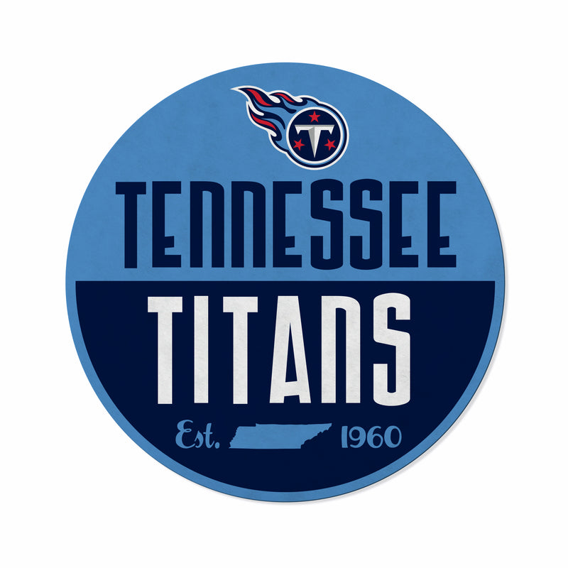 Titans Shape Cut Logo With Header Card - Classic Design