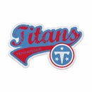 Tennessee Titans Script Design Shape Cut Felt Pennant