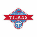 Tennessee Titans Badge Design Shape Cut Felt Pennant