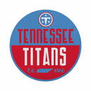 Tennessee Titans Circle Design Shape Cut Felt Pennant