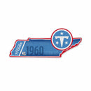 Tennessee Titans State Shape Design Shape Cut Felt Pennant