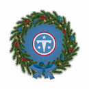 Tennessee Titans Wreath Design Shape Cut Felt Pennant