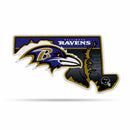 Ravens 18" State Shape Pennant